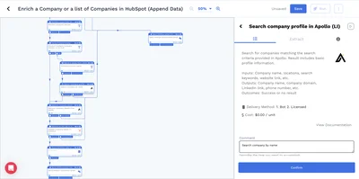 Enrich a Company or a list of Companies in HubSpot (Append Data) - Wrkflow