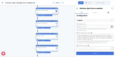 Extract Jobs Listings from Indeed US - Wrkflow