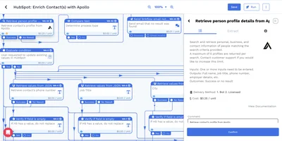 HubSpot_ Enrich Contact(s) with Apollo - Wrkflow